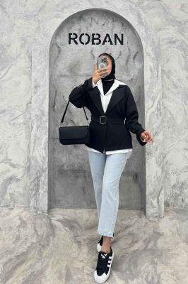 کت آستین سگک مازراتی کمربنددار