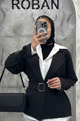 کت آستین سگک مازراتی کمربنددار