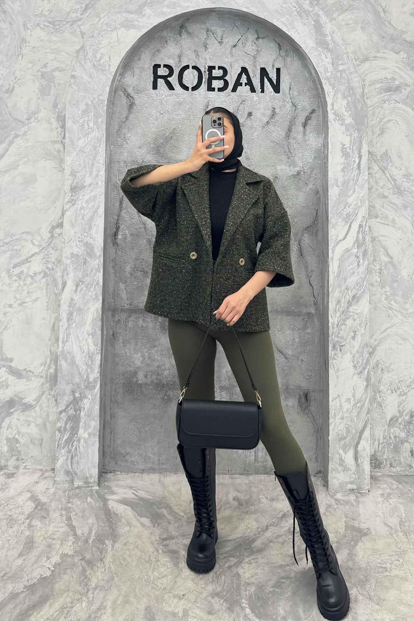 کت بوکله آستردار آستین سه رب