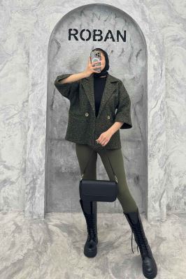 کت بوکله آستردار آستین سه رب