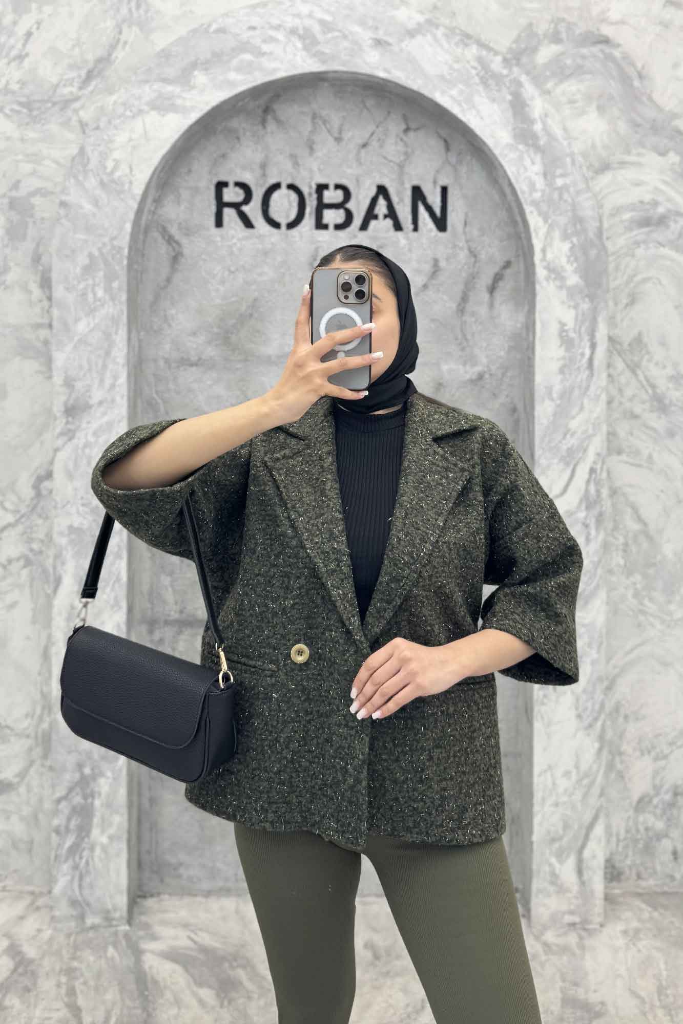 کت بوکله آستردار آستین سه رب