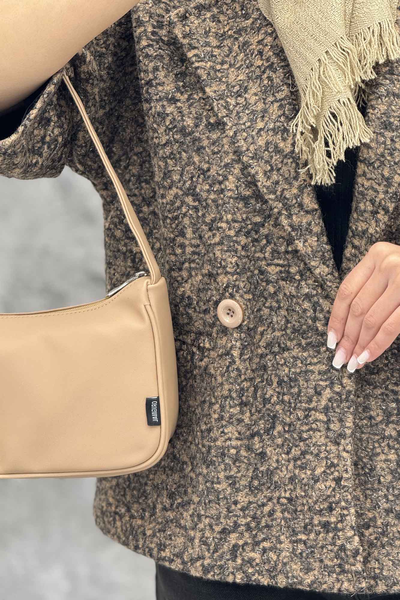 کت بوکله آستردار آستین سه رب