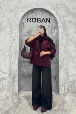 کت بوکله آستردار آستین سه رب