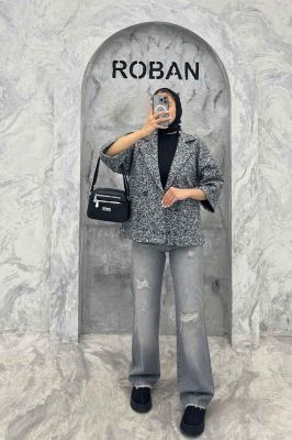 کت بوکله آستردار آستین سه رب