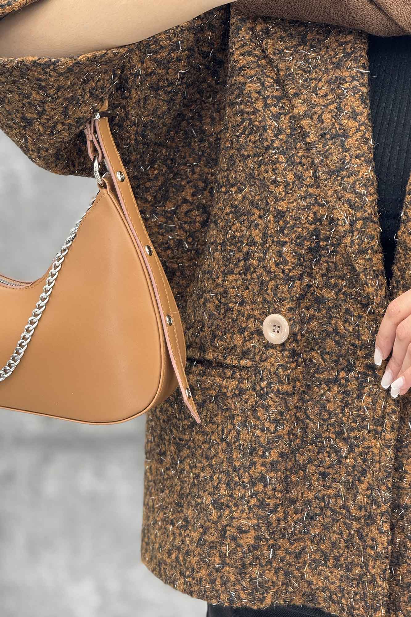 کت بوکله آستردار آستین سه رب