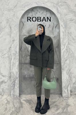 کت گابانا آستردار 4 دکمه SOLIN