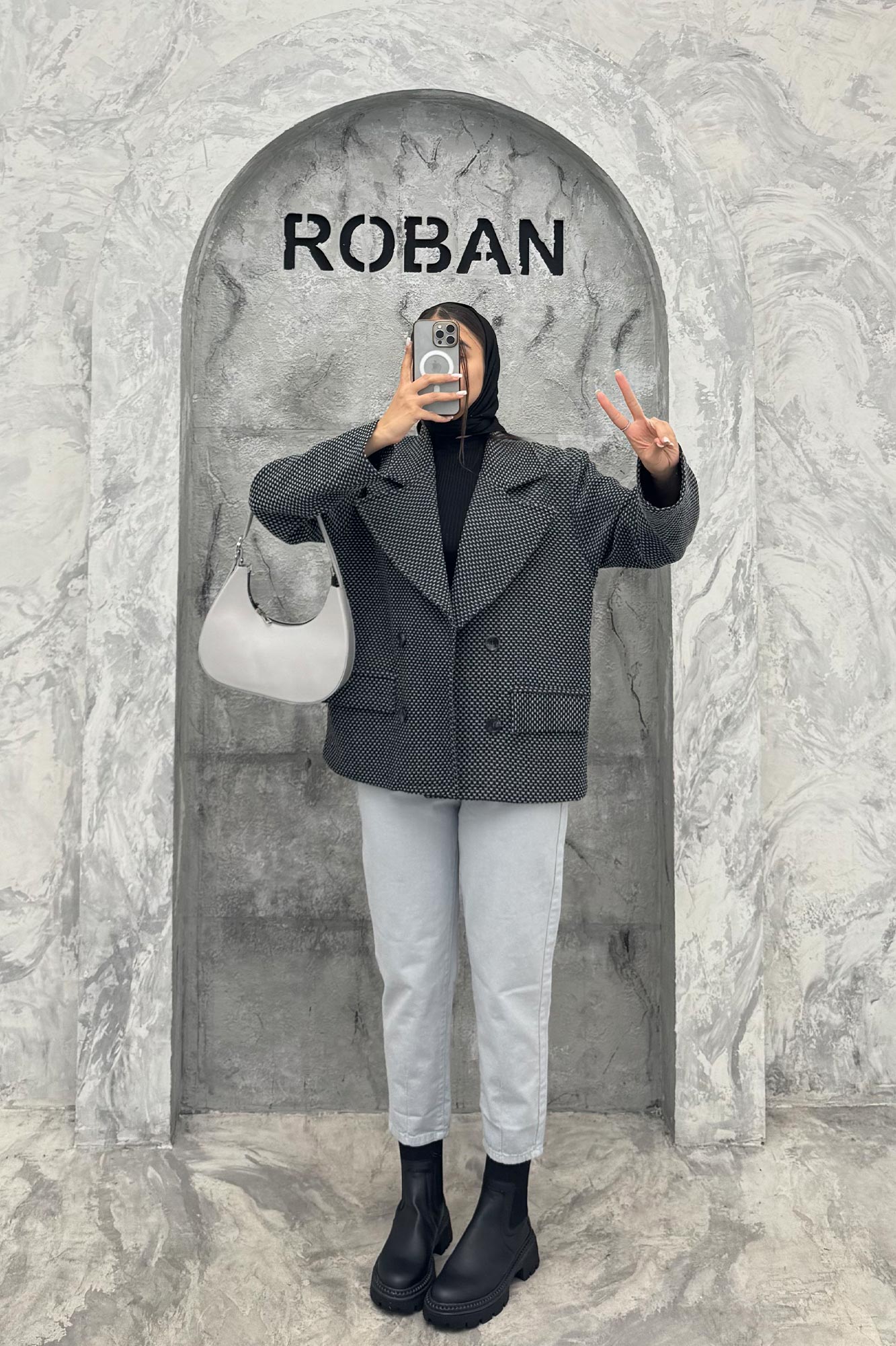 کت گابانا آستردار 4 دکمه SOLIN