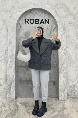 کت گابانا آستردار 4 دکمه SOLIN