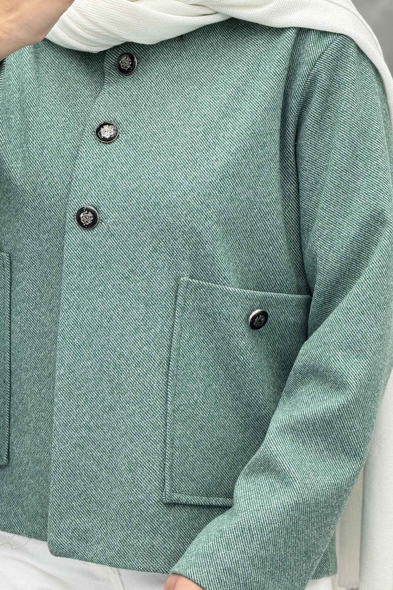 کت فوتر کجراه یقه سه سانت 3دکمه KALP