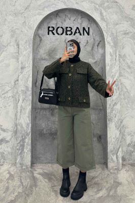 کت بوکله چهار در جیب آستردار