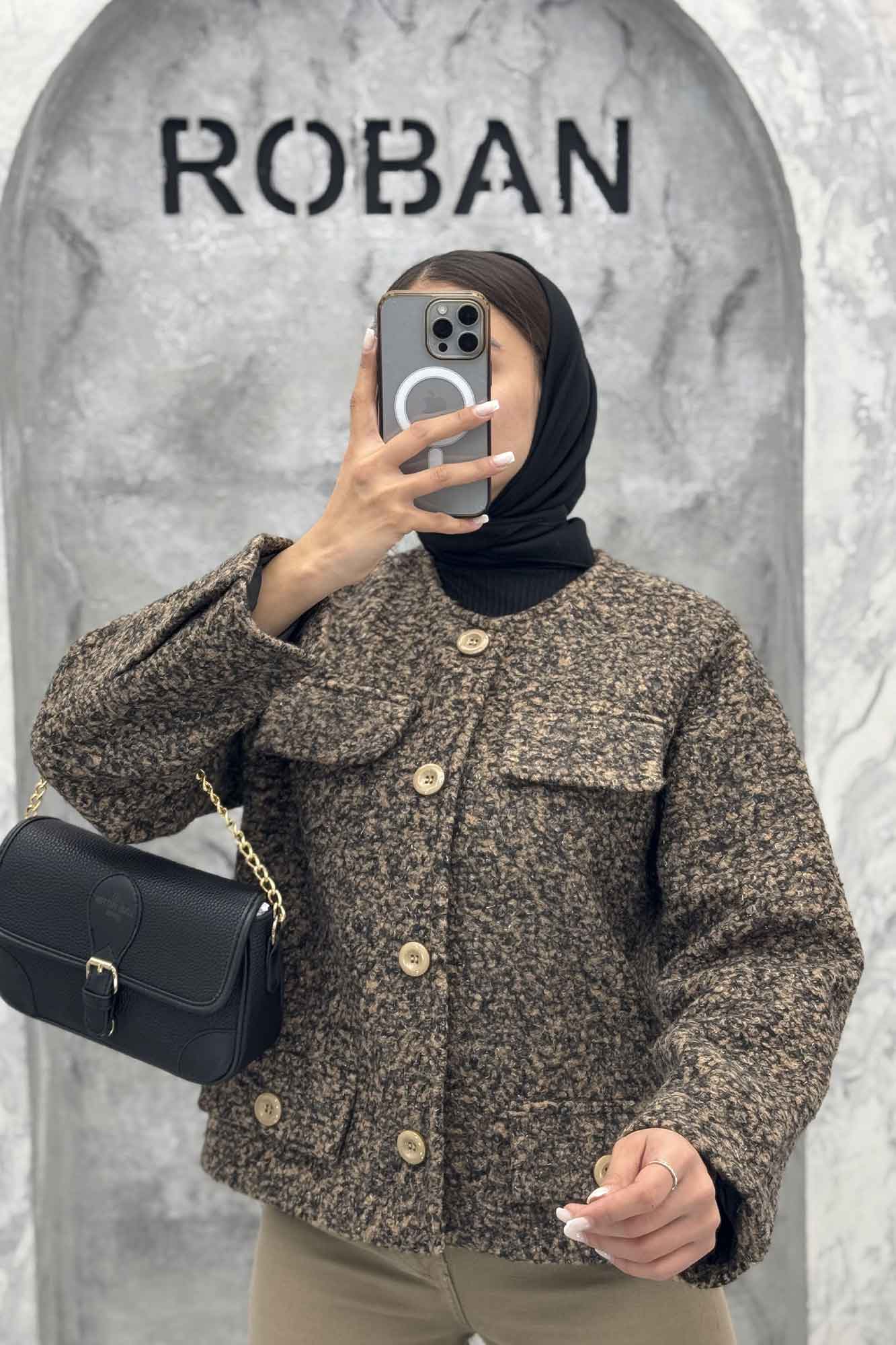 کت بوکله چهار در جیب آستردار