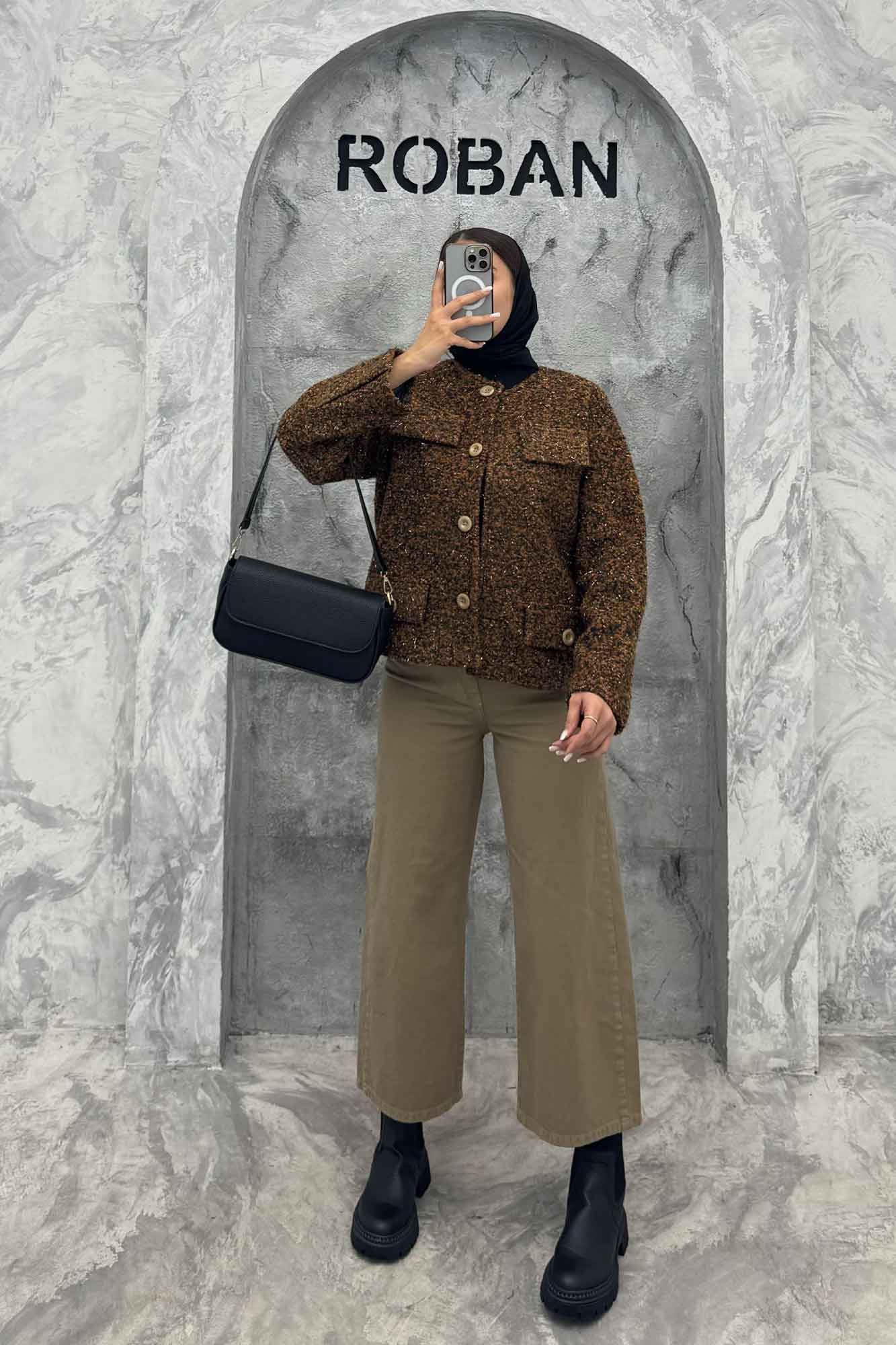 کت بوکله چهار در جیب آستردار