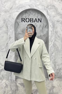 کت سه جیب آستردار لمزور بیسکویتی 