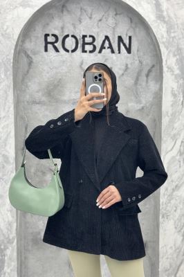 کت سه جیب آستردار لمزور بیسکویتی