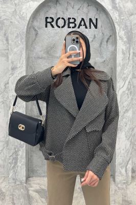 کت گابانا آستردار تک جیب پایین سگک