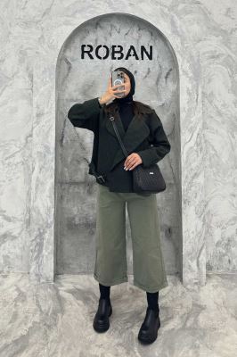 کت گابانا آستردار تک جیب پایین سگک