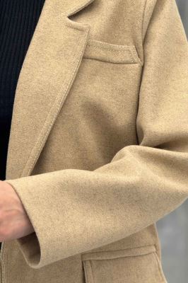 کت فوتر آستردار یقه انگلیسی لبه دوخت