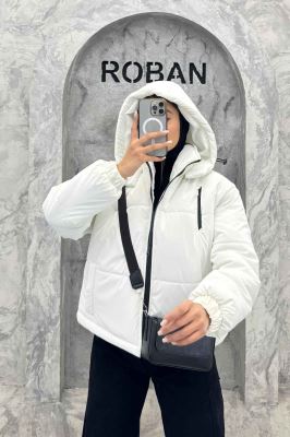 کاپشن سیلیکونی کلاهدار سه جیب