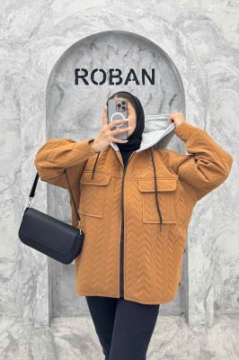 کاپشن سیلیکونی دوخت موجی کلاهدار