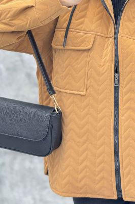 کاپشن سیلیکونی دوخت موجی کلاهدار