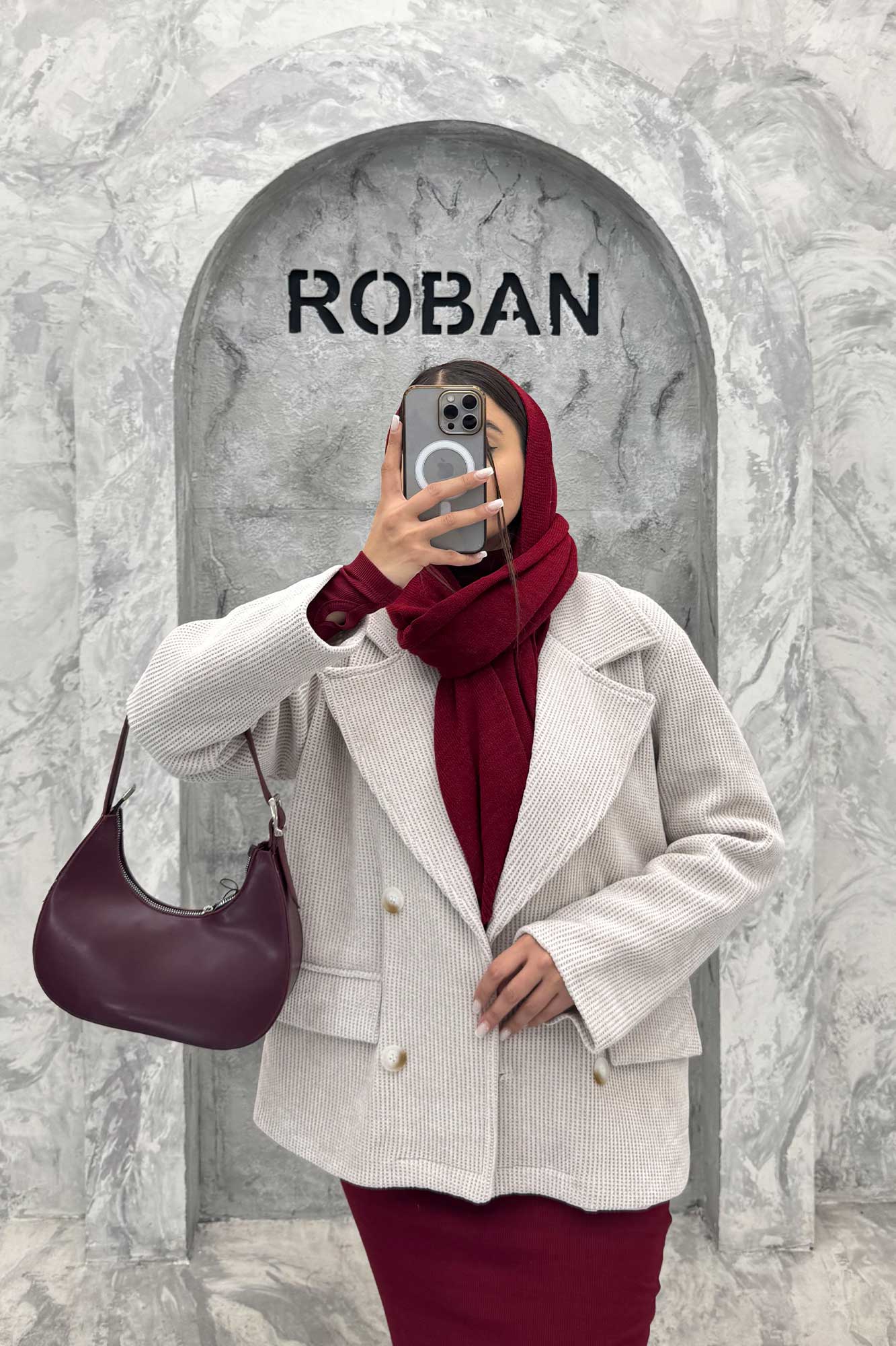 کت آستردار4 دکمه لمزور بیسکویتی میرابل