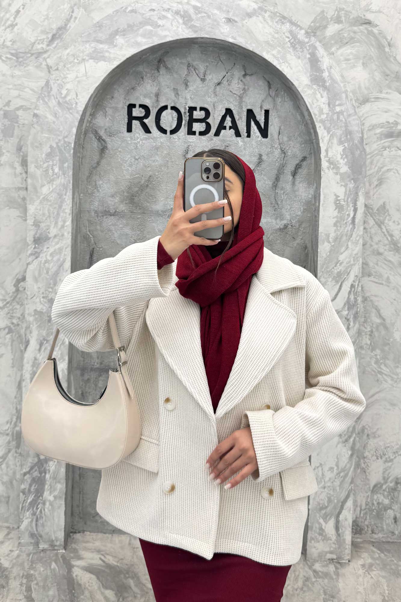 کت آستردار4 دکمه لمزور بیسکویتی میرابل