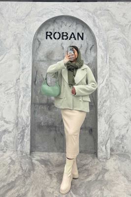 کت آستردار4 دکمه لمزور بیسکویتی میرابل