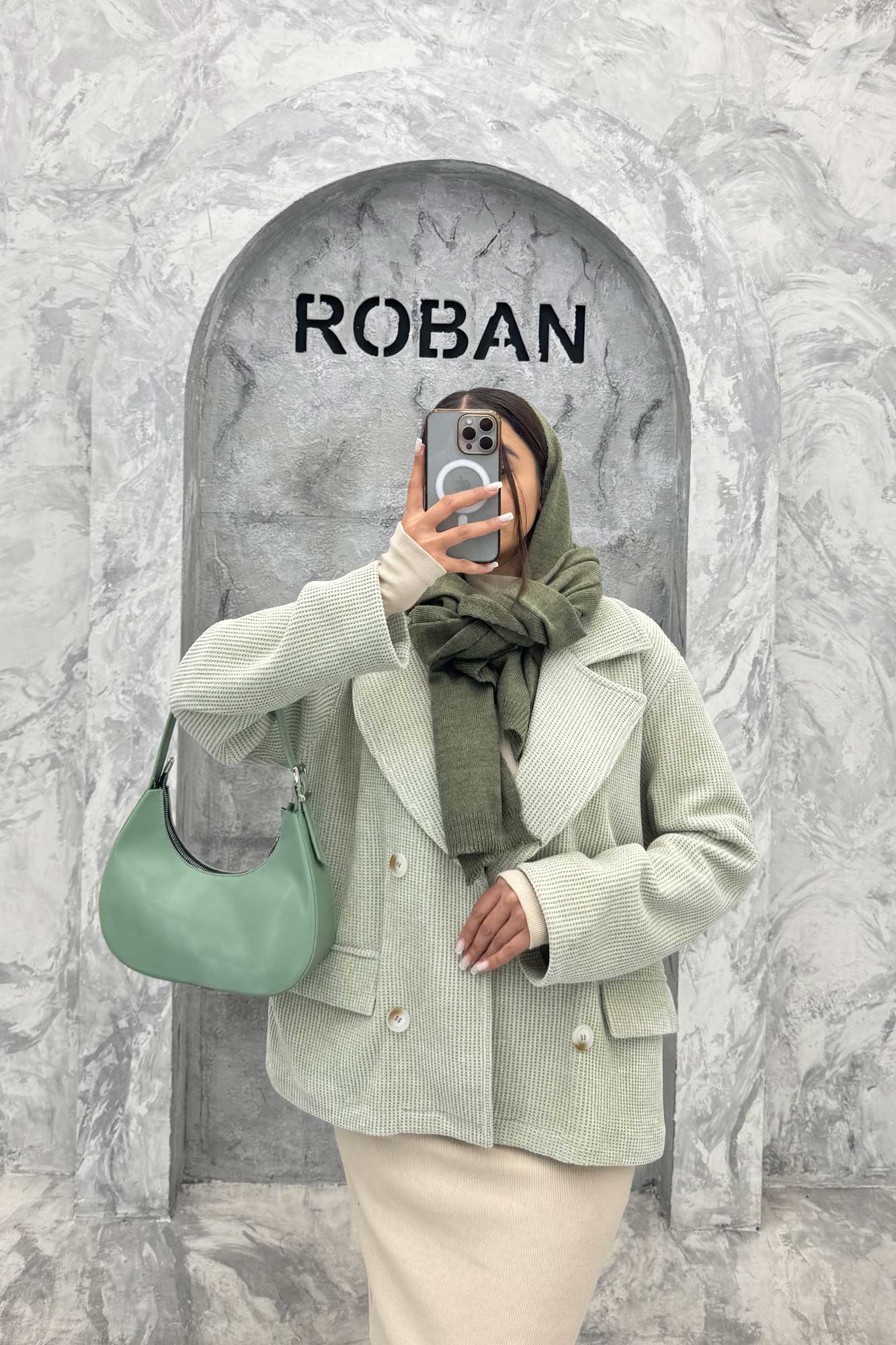 کت آستردار4 دکمه لمزور بیسکویتی میرابل