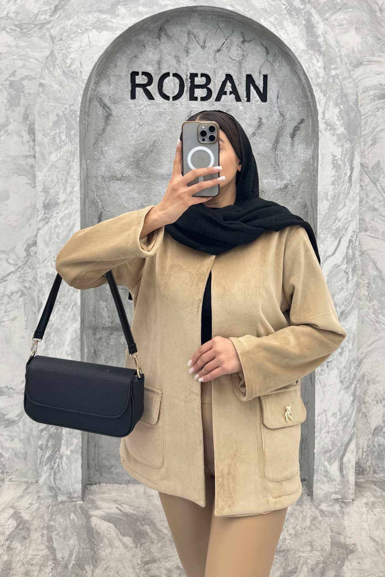 کت مخمل آستردار خرجکار تدی