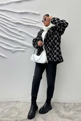 کت تدی یقه انگلیسی کمربنددار