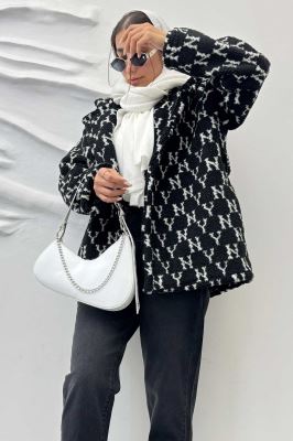 کت تدی یقه انگلیسی کمربنددار