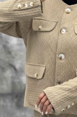 ست کت و شلوار 4 در جیب مراکشی گیلدا