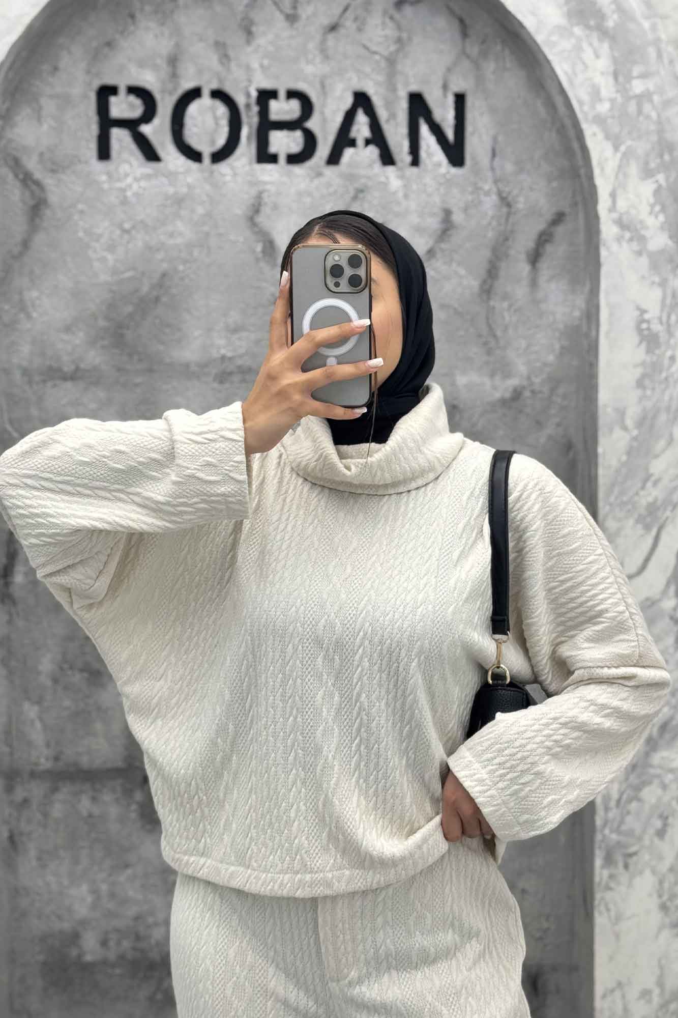 ست بلوز یقه اسکی و شلوار مراکشی ماتیسا