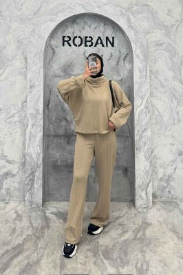 ست بلوز یقه اسکی و شلوار مراکشی ماتیسا