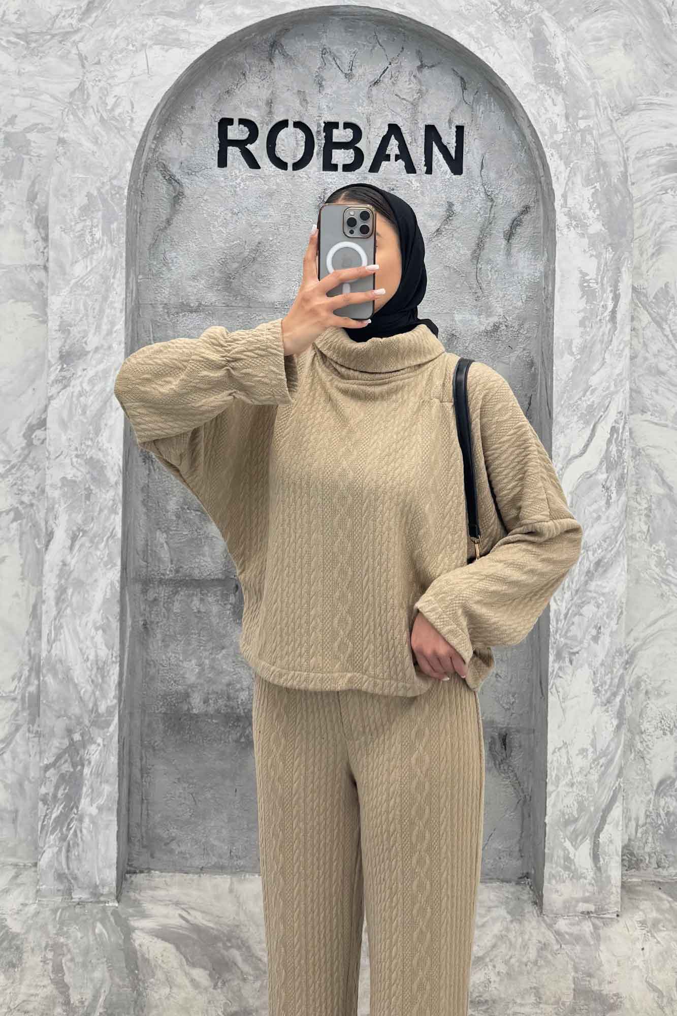 ست بلوز یقه اسکی و شلوار مراکشی ماتیسا