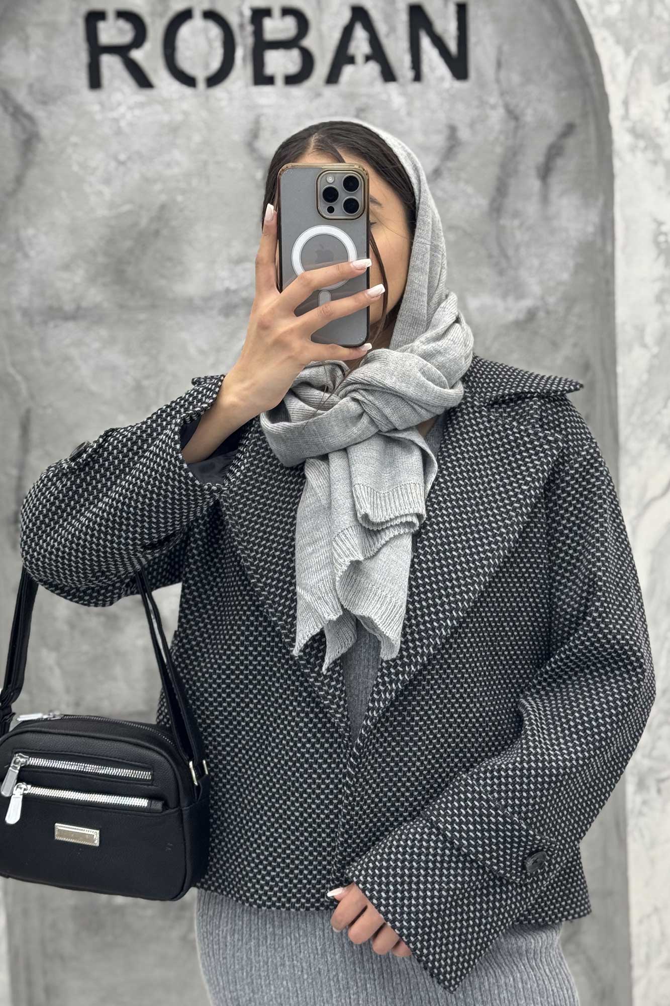 کت گابانا آستردار یقه انگلیسی رونیا