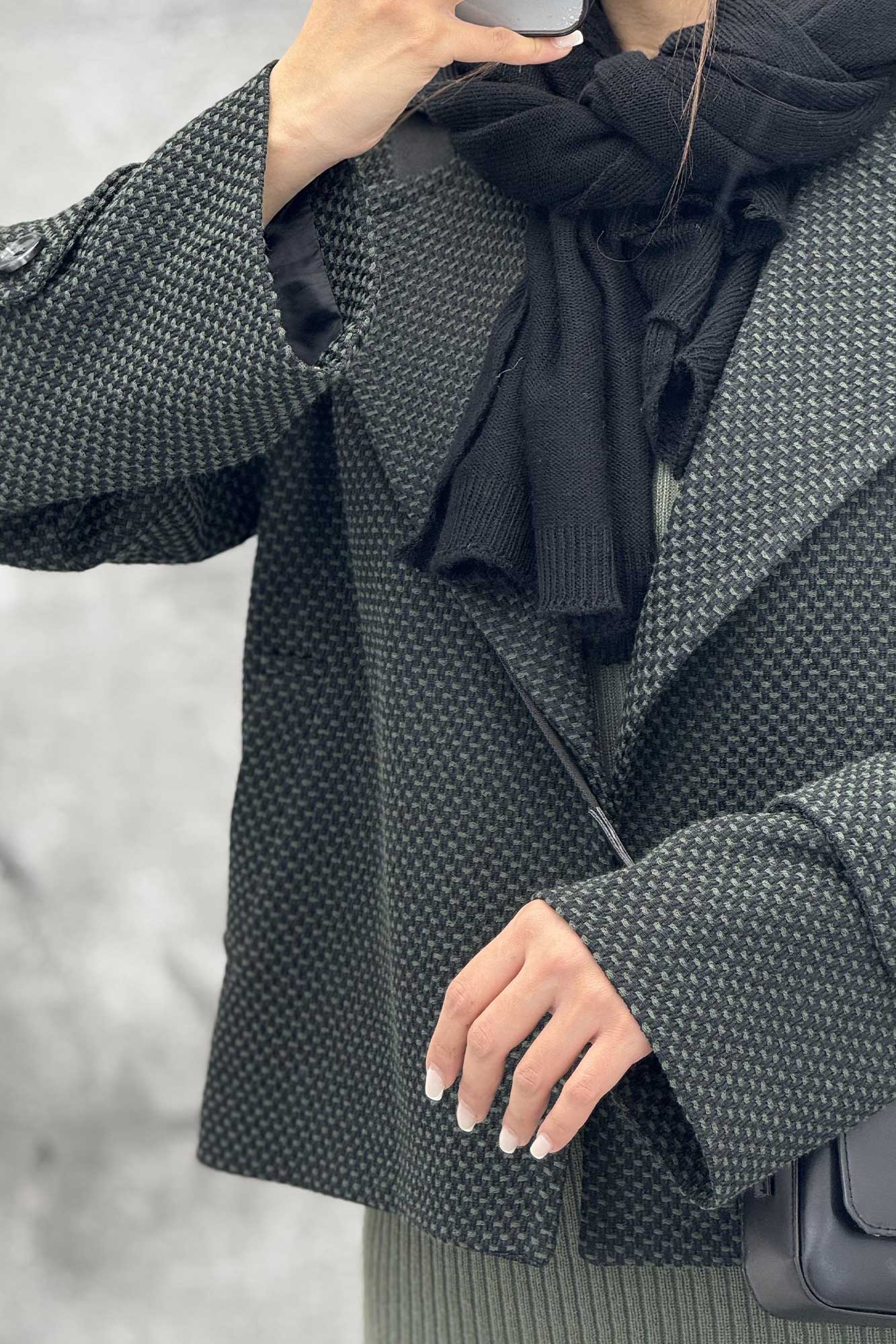 کت گابانا آستردار یقه انگلیسی رونیا