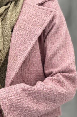 پالتو توییت پشمی  دو جیب پاکتی آنیدا