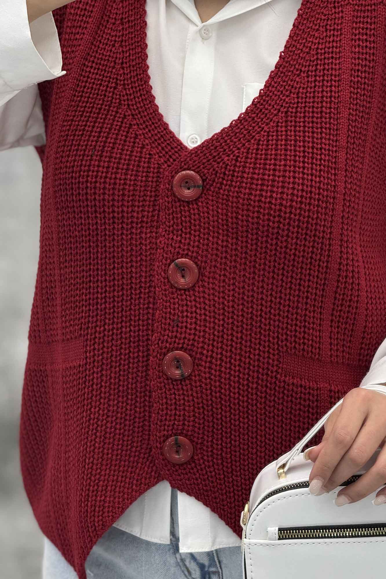 ژیله بافت جلو دکمه