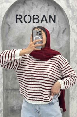 بلوز بافت کراپ یقه گرد S