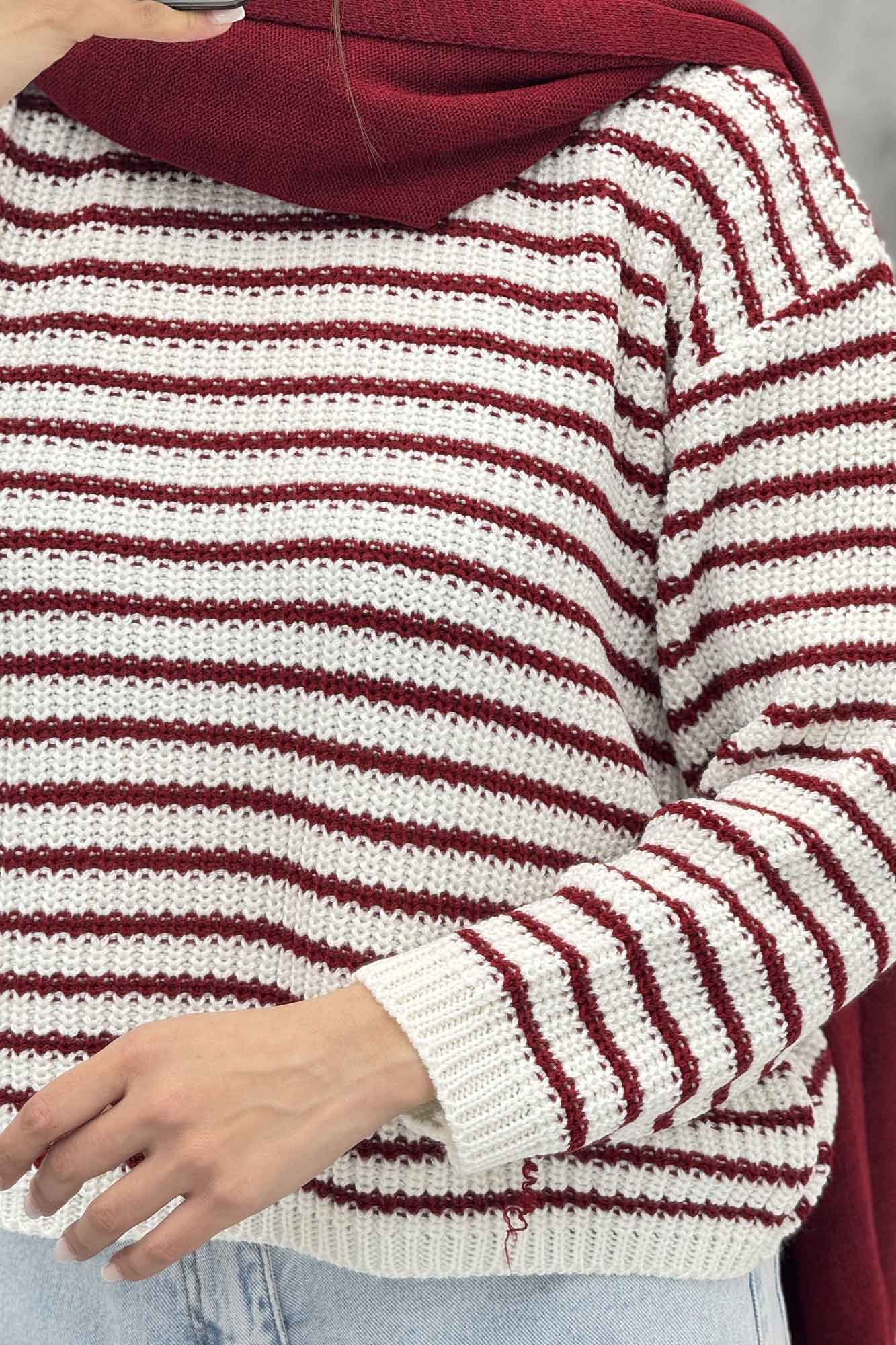 بلوز بافت کراپ یقه گرد S