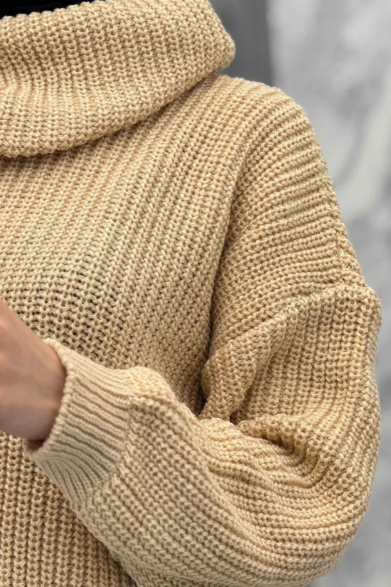 بلوز بافت یقه شل ساده بلند 