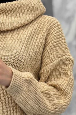 بلوز بافت یقه شل ساده بلند 