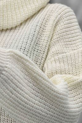 بلوز بافت یقه شل ساده بلند 