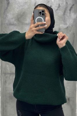 بلوز بافت یقه شل ساده بلند 