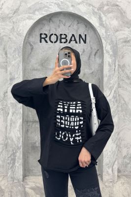 بلوز چاپدار جلو ریش