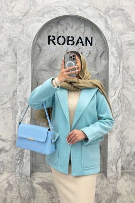 پالتو توییت پشمی  دو جیب پاکتی آنیدا