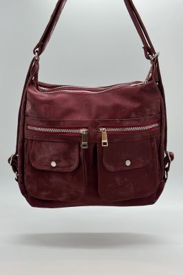 کیف زنانه دو کاره شل دو جیب 1555