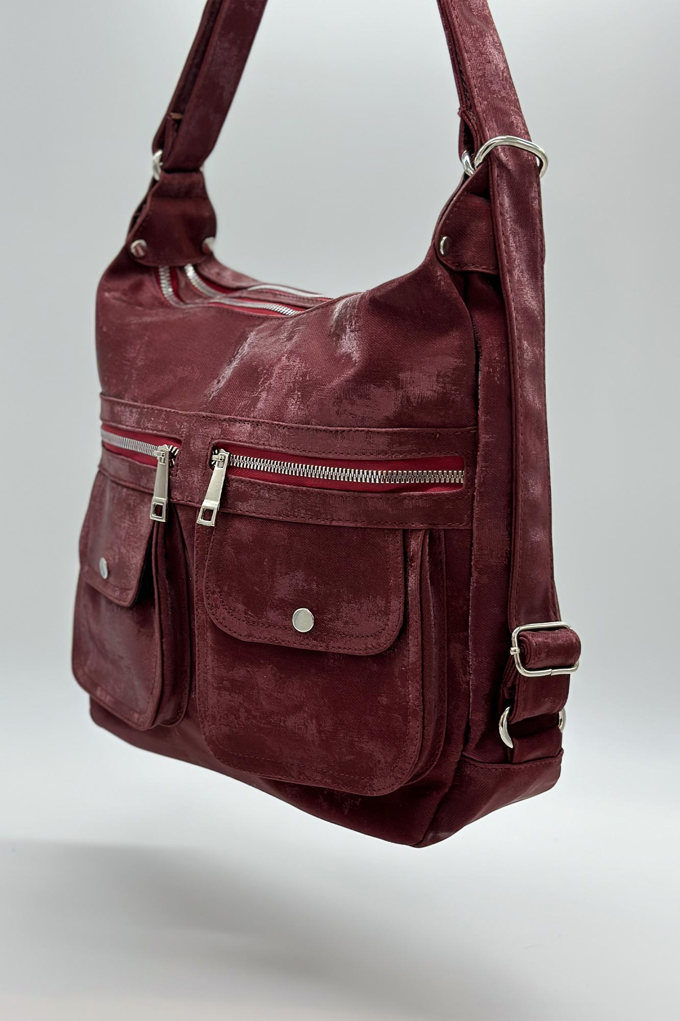 کیف زنانه دو کاره شل دو جیب 1555