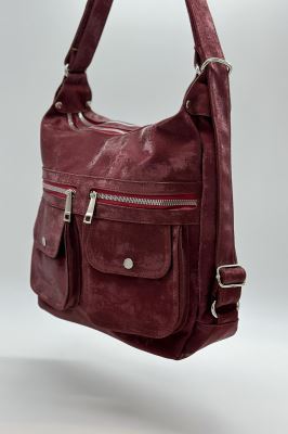 کیف زنانه دو کاره شل دو جیب 1555